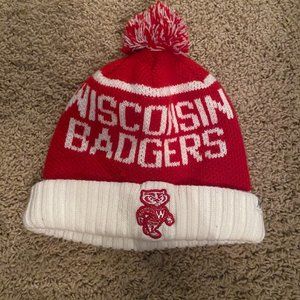 Wisconsin Badgers Pom Pom Winter Hat